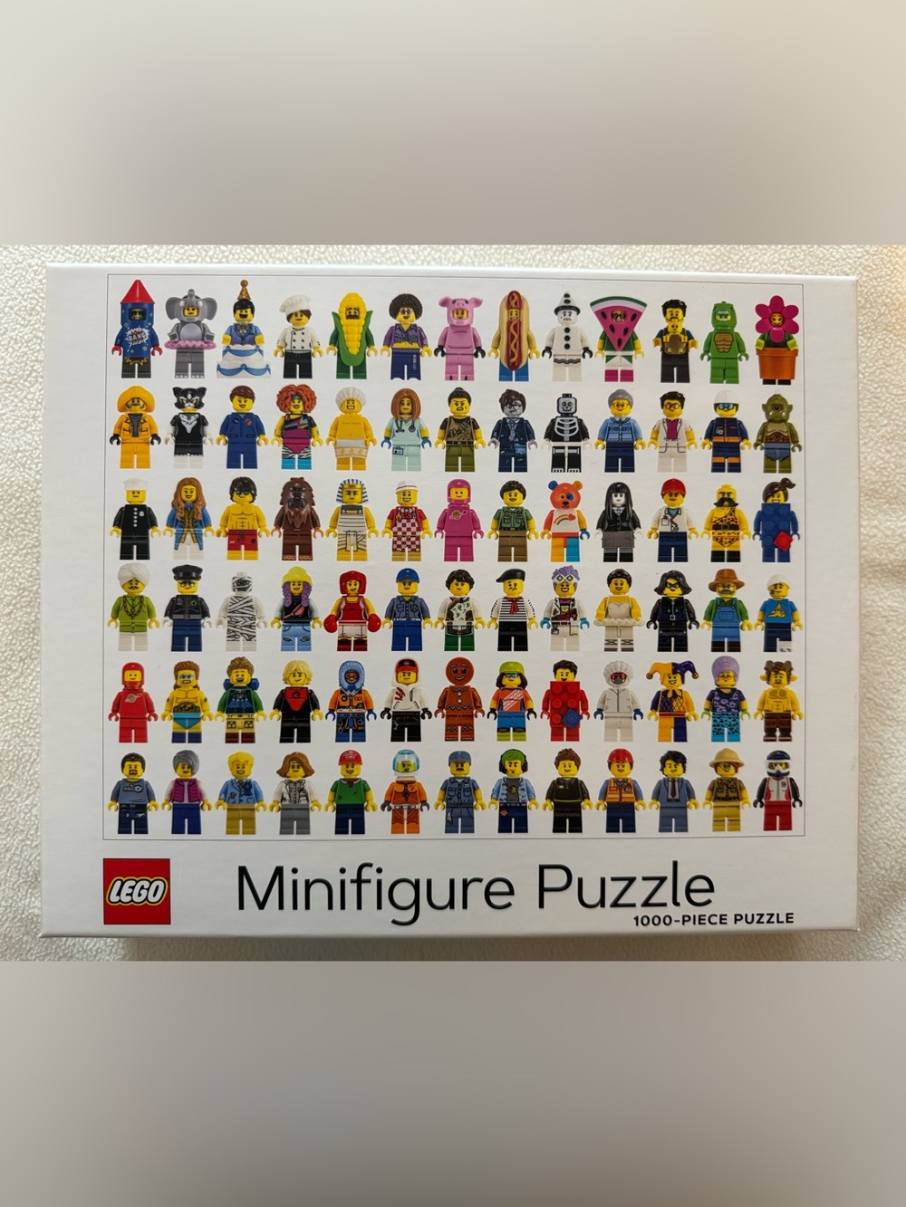 Lego Minifigures 1000pc Puzzle 🔺Missing one piece 999 pieces included 🔺